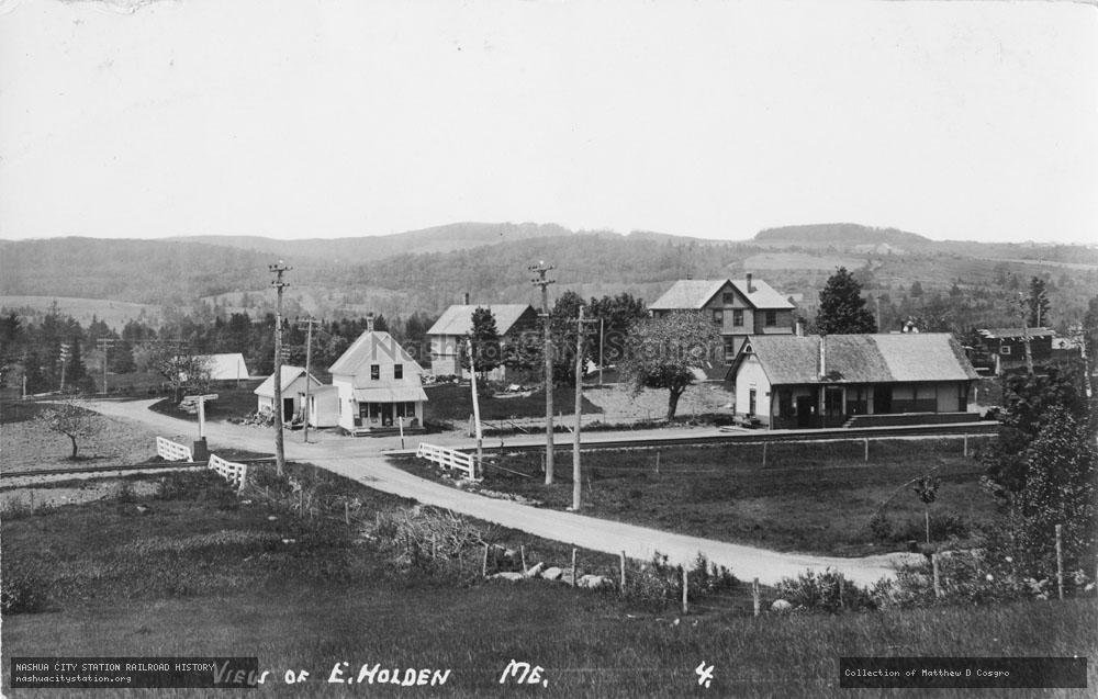 Postcard: View of East Holden, Maine